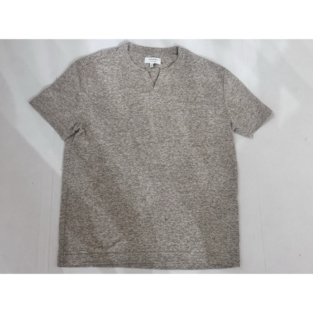 Banana Republic Men's Linen Blend T-Shirt Short Sleeve Beige Size medium